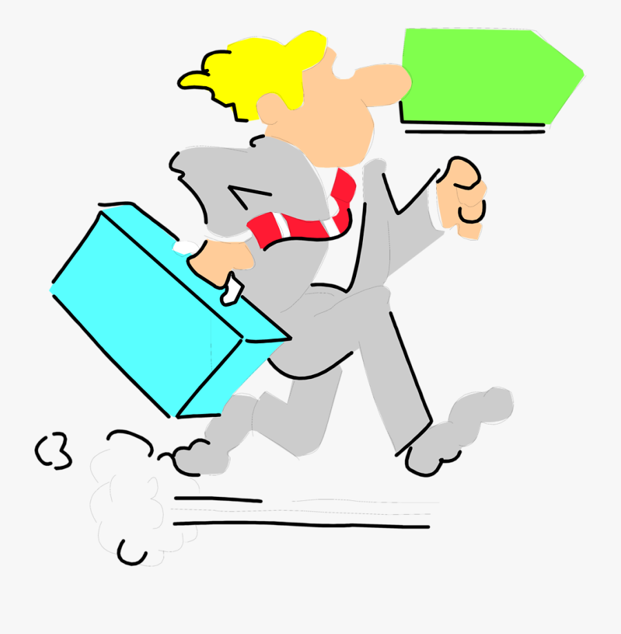 Download Png Royalty Free Library Svg Png Icon Free - Running Late Cartoon Png, Transparent Clipart