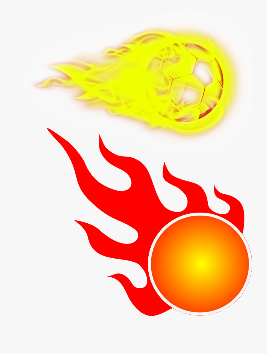 Transparent Flame Circle Png - Football Fire Free Vector, Transparent Clipart