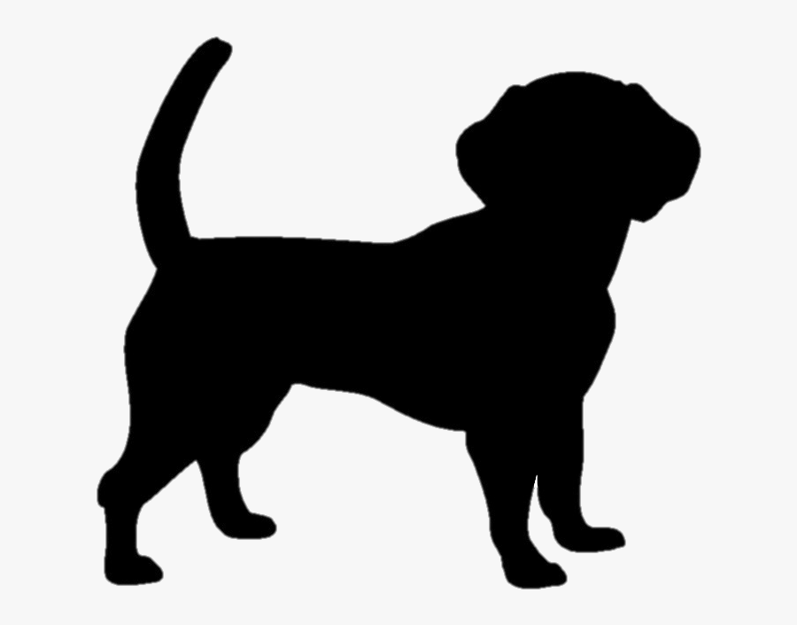 Puppies Clipart Black - Silhouette Puppy Clipart Black And White, Transparent Clipart