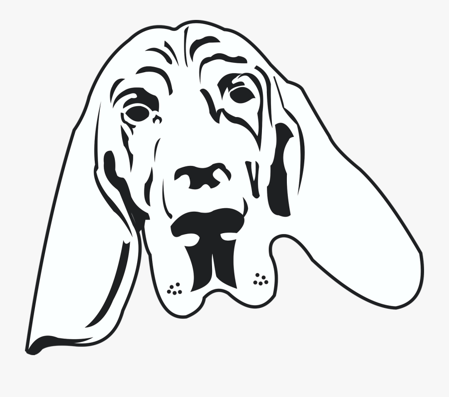 Dibujo De Perro Sabueso, Transparent Clipart