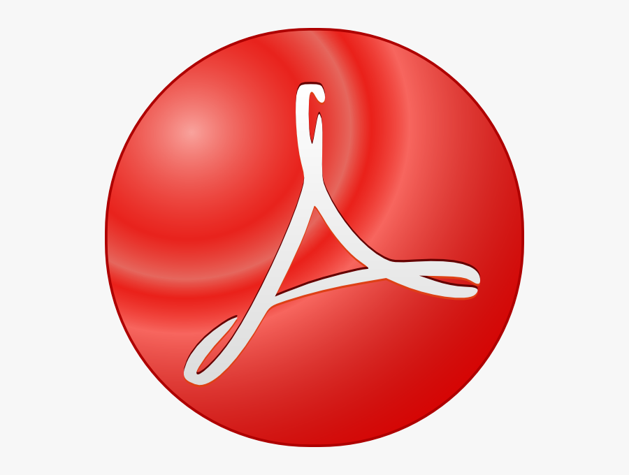 Adobe Pdf Logo, Transparent Clipart