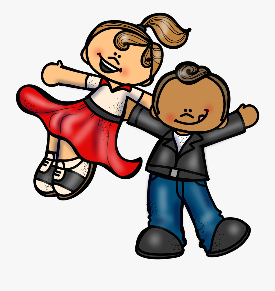 50's Kids Clip Art, Transparent Clipart