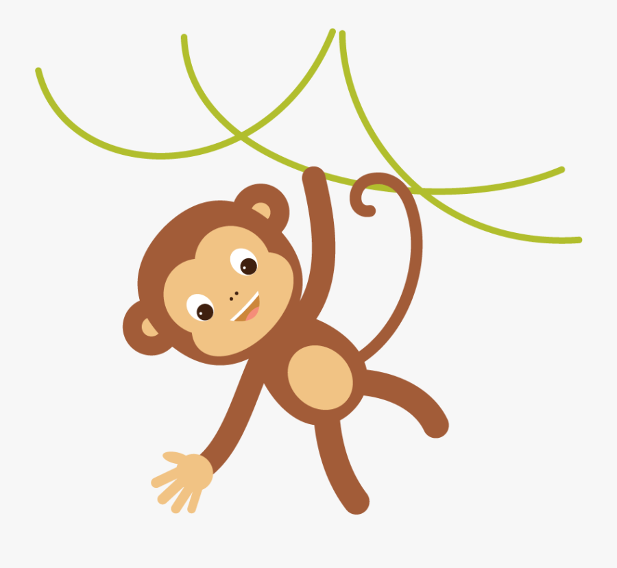 Create A Illustration In Adobe Illustrator - Transparent Hanging Monkey Png, Transparent Clipart