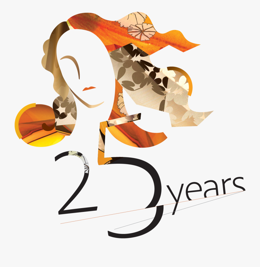 Illustrator Cs6 Clipart - Creative 25 Years Logo, Transparent Clipart