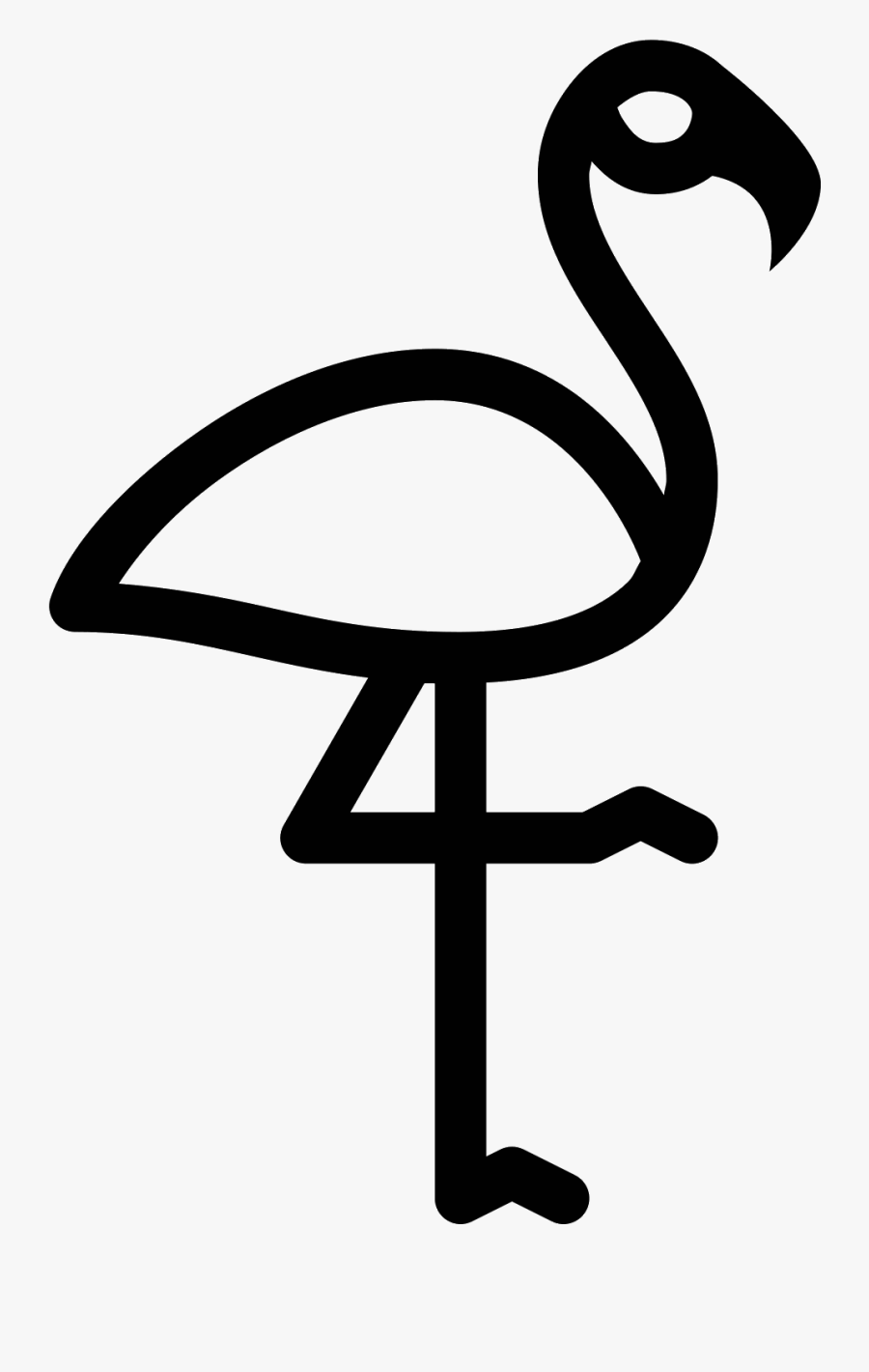 Flamingo Computer Icons Clip Art - Download Flamingo Icon Png, Transparent Clipart