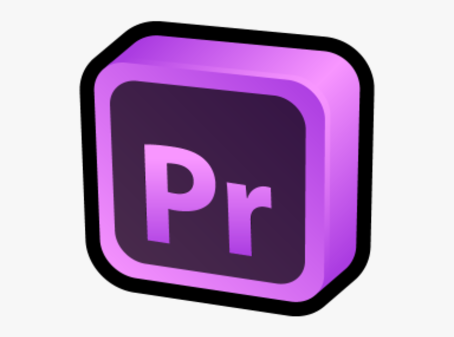 Adobe Premiere Logo 3d, Transparent Clipart