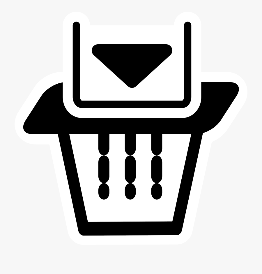 Computer Icons Computer Software Paper Download Adobe - Shredder Clipart Black And White, Transparent Clipart