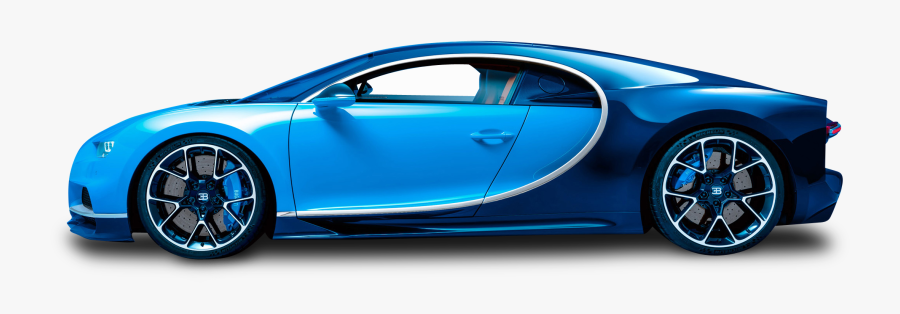 Bugatti Chiron Side View, Transparent Clipart