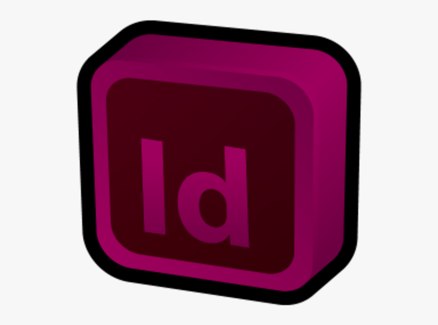Adobe Indesign Icon 3d, Transparent Clipart