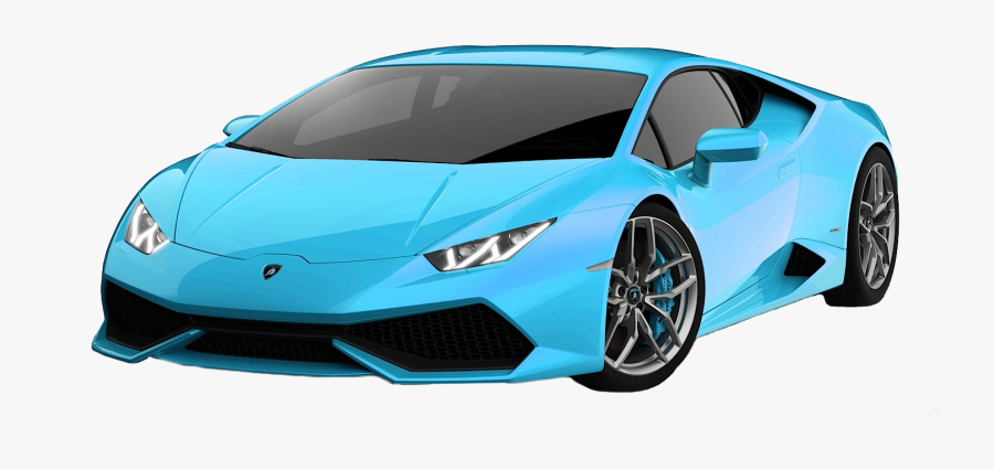 Clip Art Azure Blue Lamborghini Aventador - Lamborghini Huracan Price Canada, Transparent Clipart