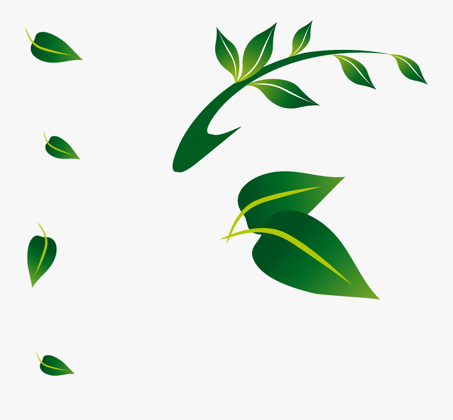 Leaf Floral Png Clipart , Png Download - Green Floral Leaf Png, Transparent Clipart