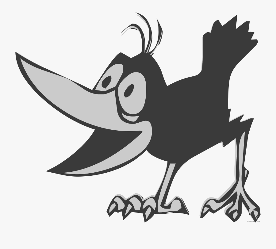 Crow Clipart Cartoon - Cartoon Crow Png, Transparent Clipart