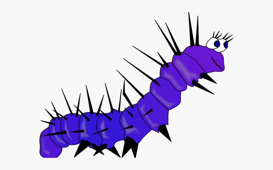 Transparent Caterpillar Clipart Images - Black And White Transparent Png Caterpillar, Transparent Clipart