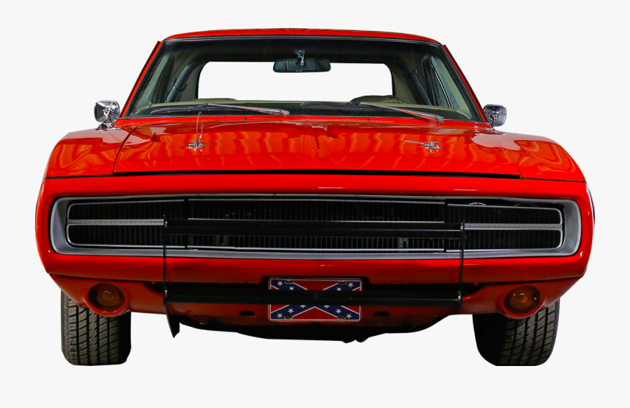 General Lee Car Clipart - Classic Car, Transparent Clipart