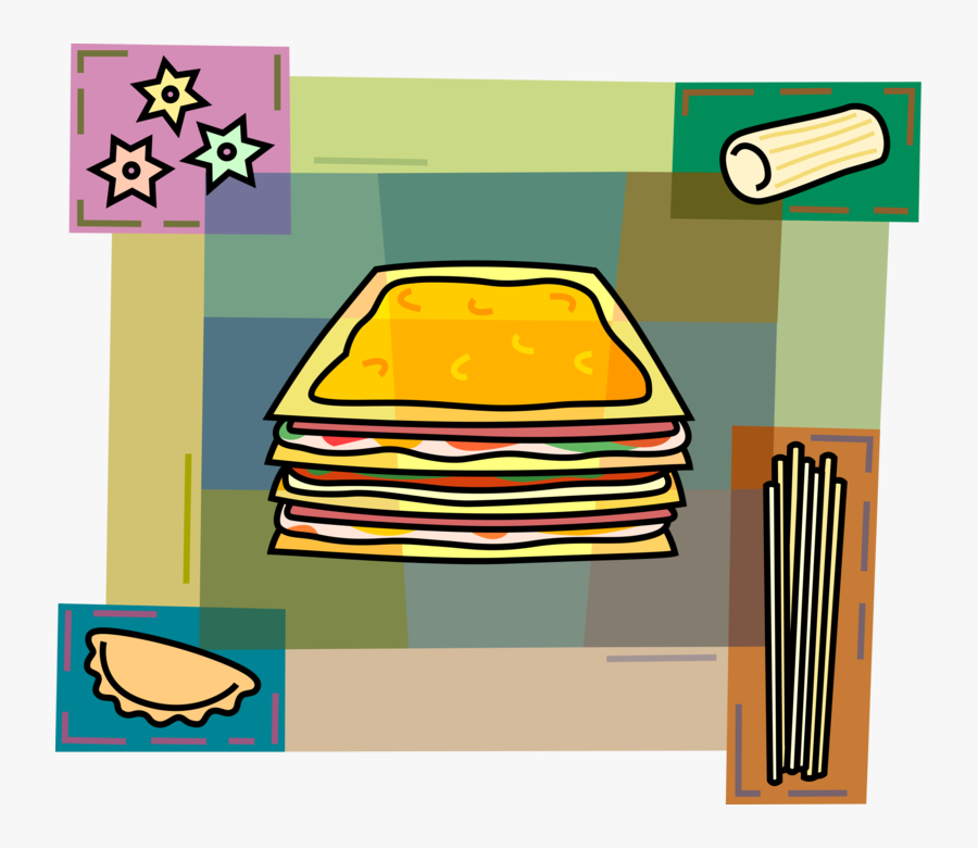 Spaghetti Clipart Lasagna, Transparent Clipart