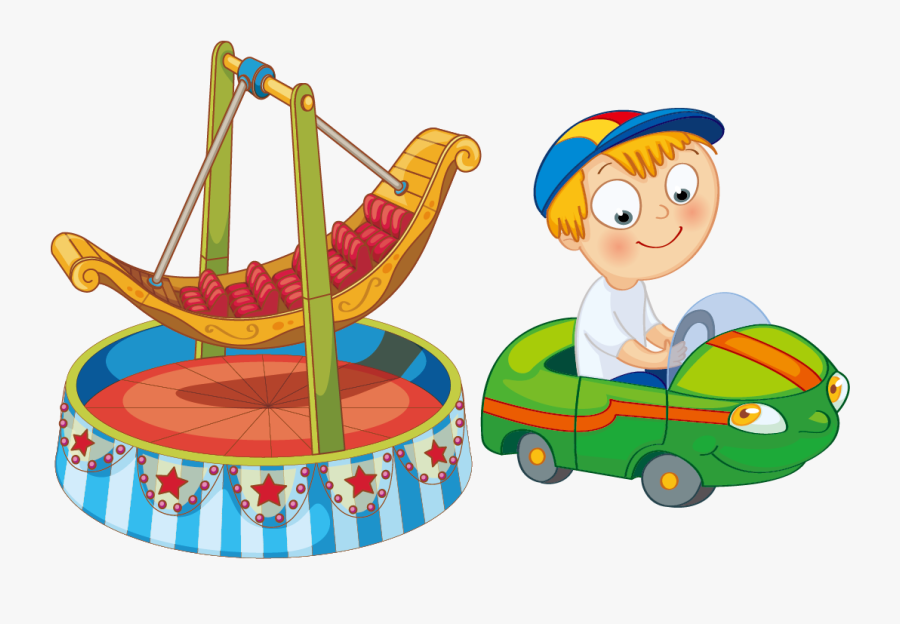 Amusement Ride Amusement Park Traveling Carnival Clip - Fun Fair Rides Cliparts, Transparent Clipart