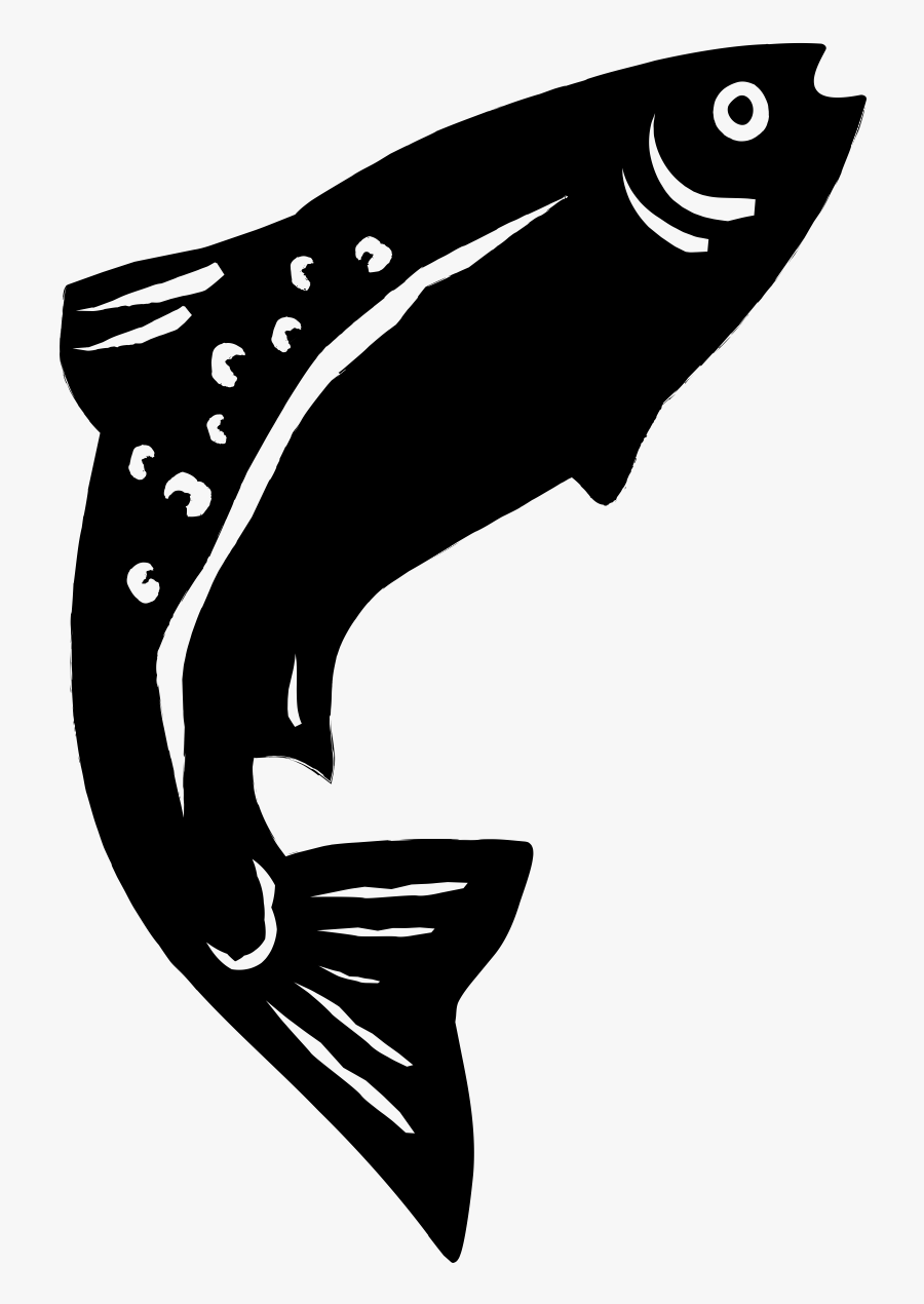 Swimming Boating Fishing - Trout Icon, Transparent Clipart