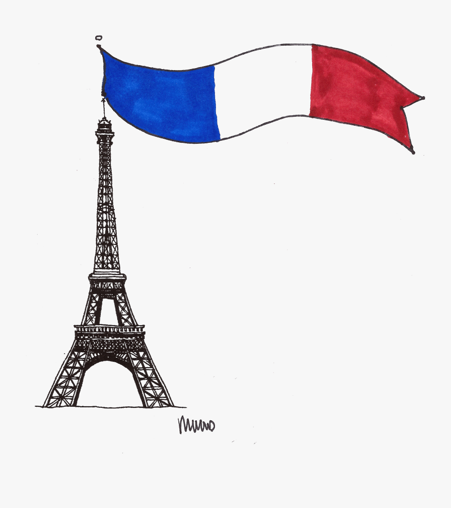 Paris Flag Png, Transparent Clipart