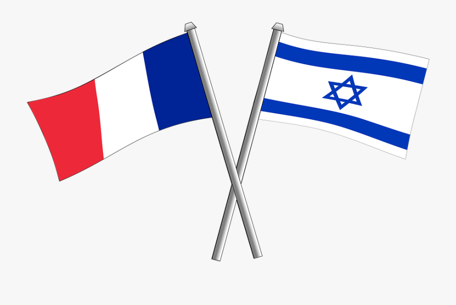 Transparent French Flag Png - Israel Flag, Transparent Clipart