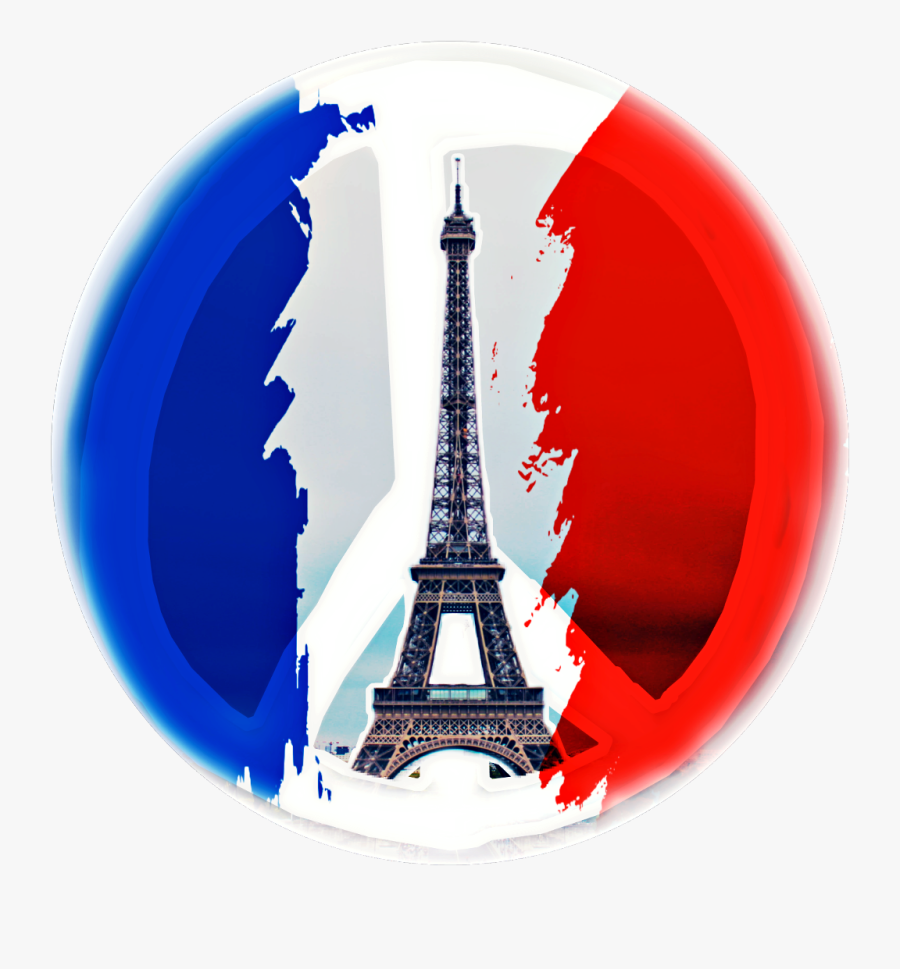 #france #drapeau #drapeaufrance #frenchflag #paris - Eiffel Tower, Transparent Clipart