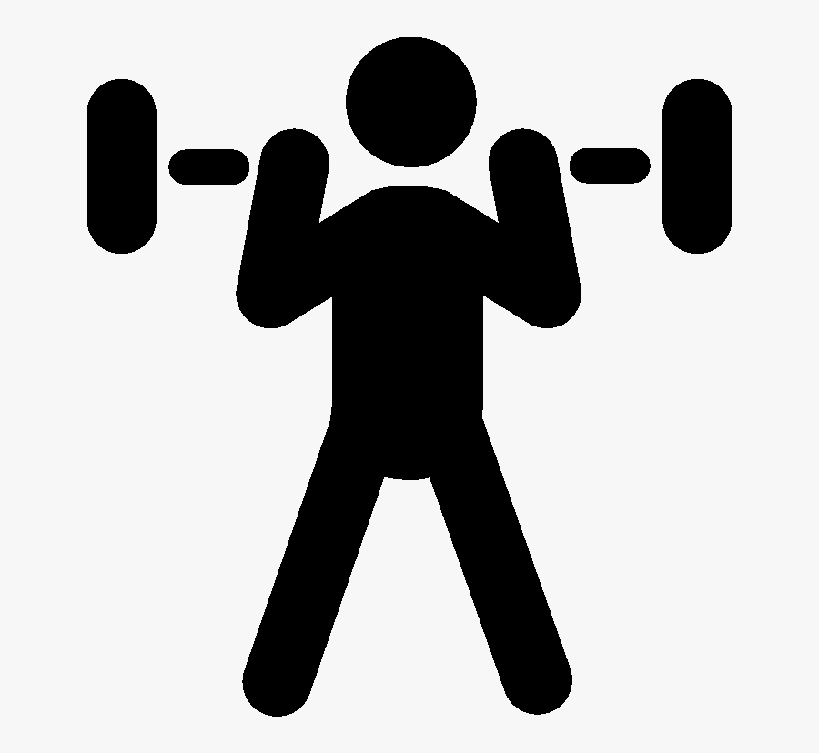 Weight Training Icon Png, Transparent Clipart