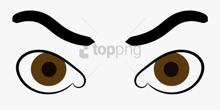 Transparent Googly Eyes Png - Angry Eyes Clipart Png, Transparent Clipart