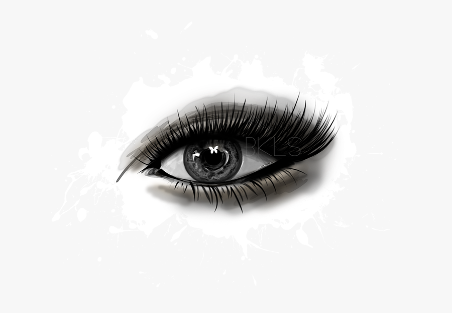 Transparent Girl With Brown Hair And Brown Eyes Clipart - Mascara, Transparent Clipart