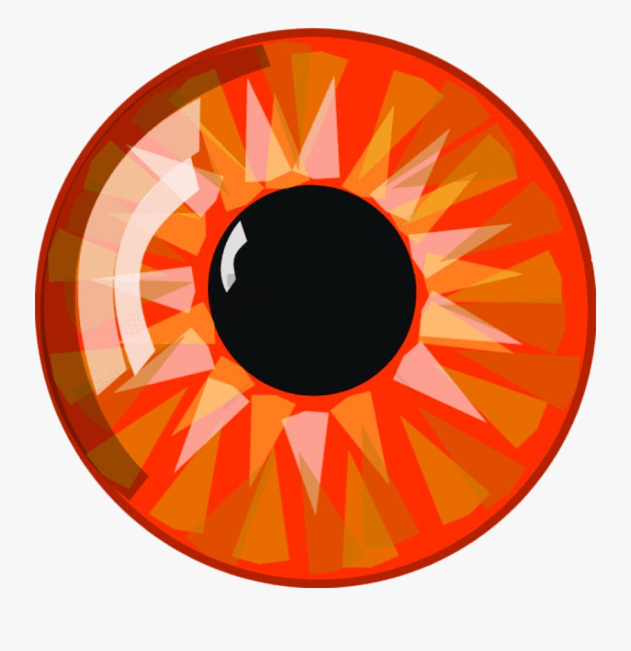 Blue Eye - Red Colour Eye Png, Transparent Clipart