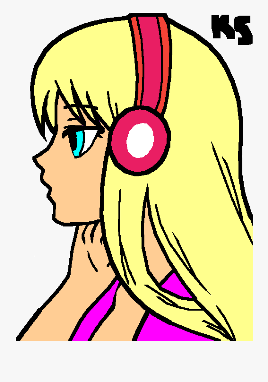 She Has Blue Eyes - Anime Girl Base With Hair, Transparent Clipart