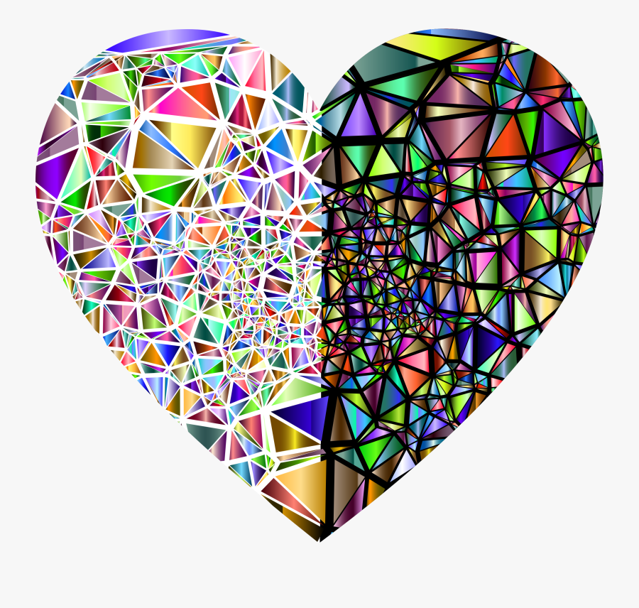 Transparent Glass Broken Png - Broken Heart Stained Glass, Transparent Clipart