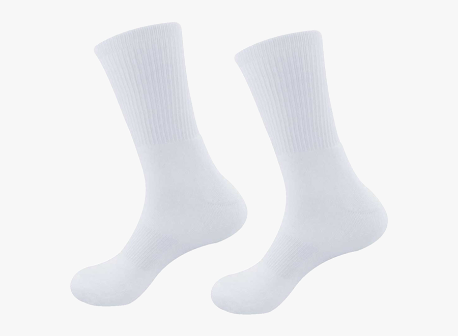 Download Socks Clipart Blank - White Socks Mockup Png , Free ...