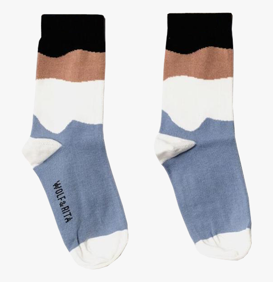 Wolf And Rita Baby Mini Socks Black White - Hockey Sock, Transparent Clipart