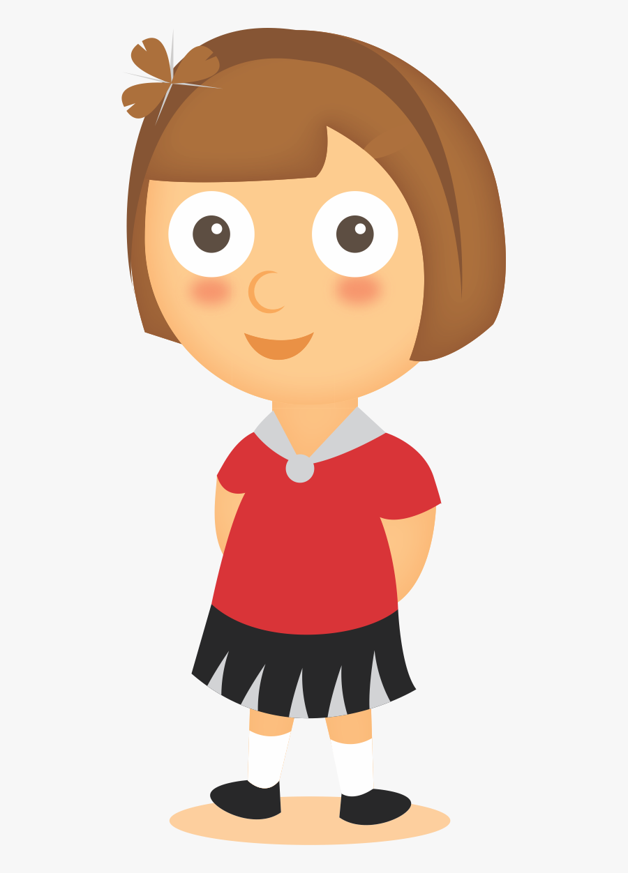 School Uniform Clipart Black And White Cartoon , Free Transparent