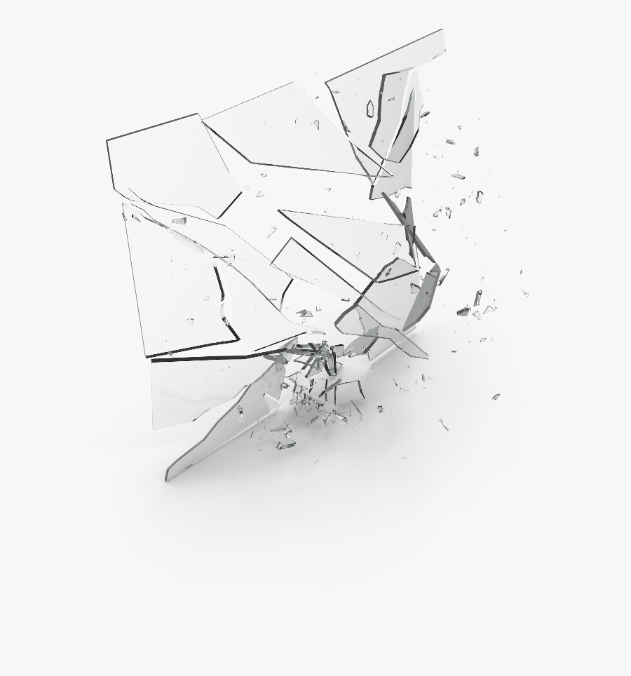 #broken #glass #brokenglass - Sketch, Transparent Clipart