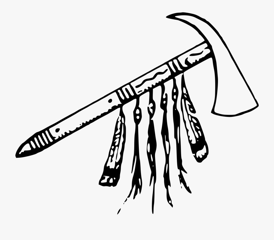 Tomahawk - Tomahawk Clipart - Bow And Arrows Native American Used, Transparent Clipart