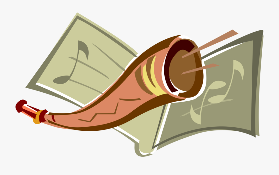 Transparent Ram Horns Clipart - Рожок Музыкальный Инструмент, Transparent Clipart