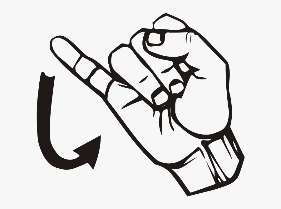 Sign Language J Png, Transparent Clipart
