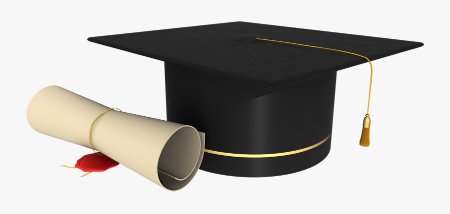 Education National Secondary School Company Student - Graduation Hat And Scroll Png, Transparent Clipart