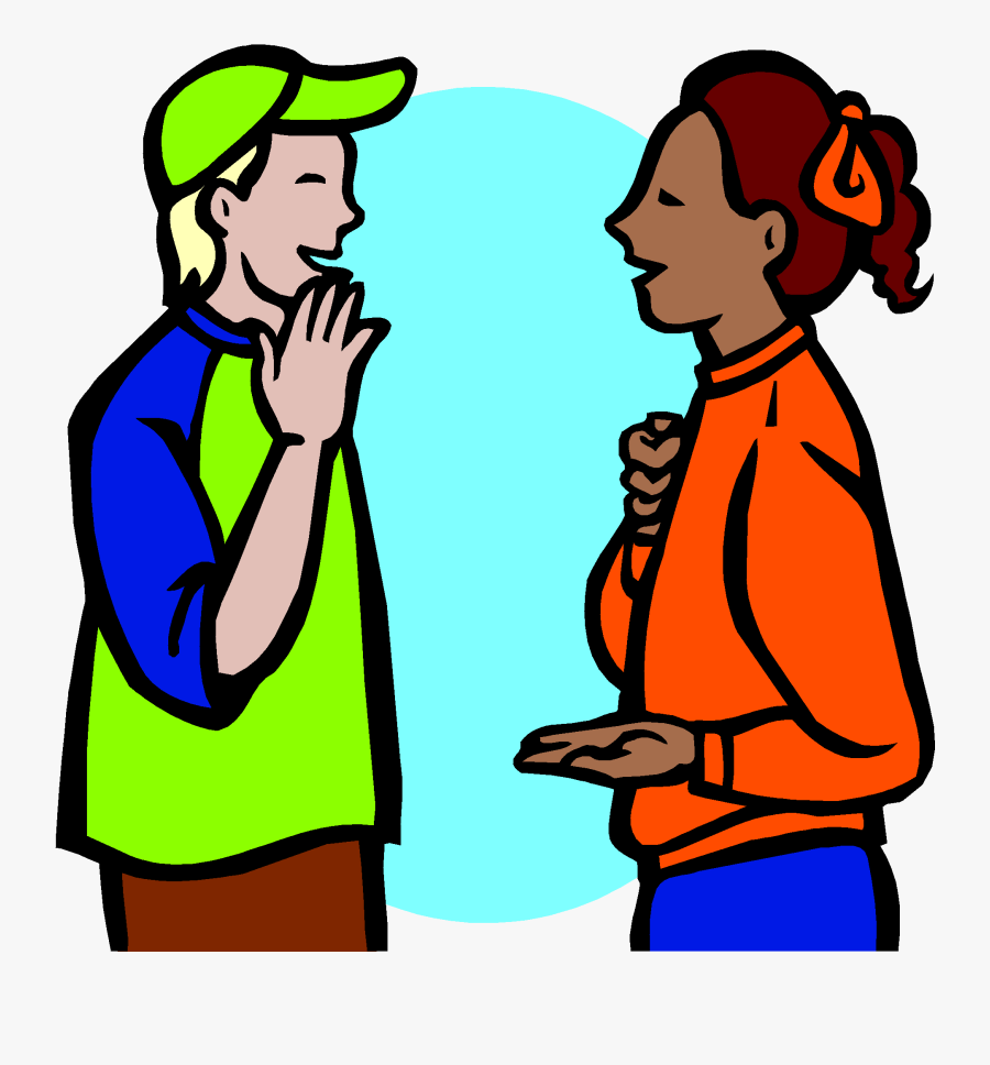 Message Clipart Informal Communication - Children Talking To Each Other, Transparent Clipart