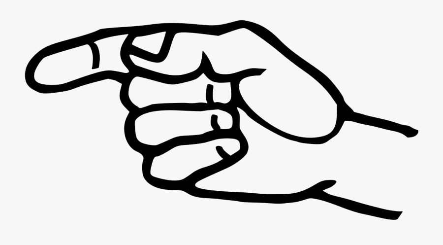 Sign Language For G, Transparent Clipart