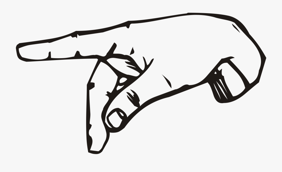 P In Sign Language Drawing, Transparent Clipart