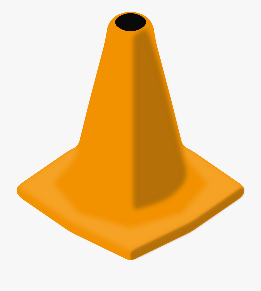 Clipart - Isometric Traffic Cone Png, Transparent Clipart