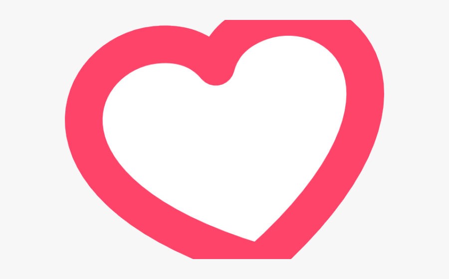 Degree Cliparts Outline - Heart, Transparent Clipart