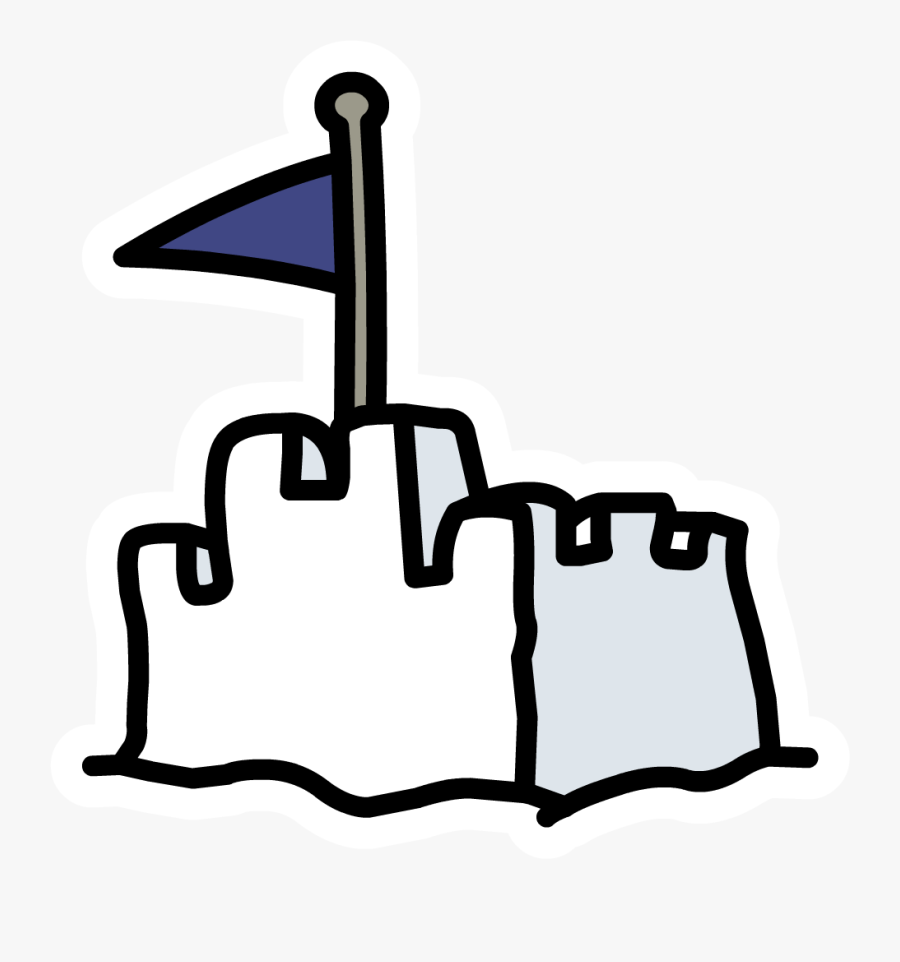 Snow Fort Pin - Snow Fort Cartoon, Transparent Clipart