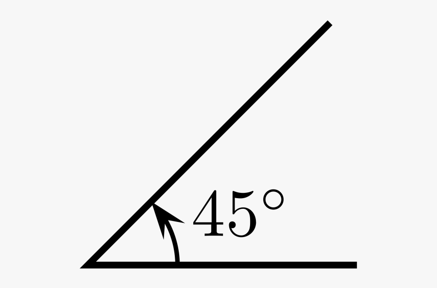45 Degree Angle Png, Transparent Clipart