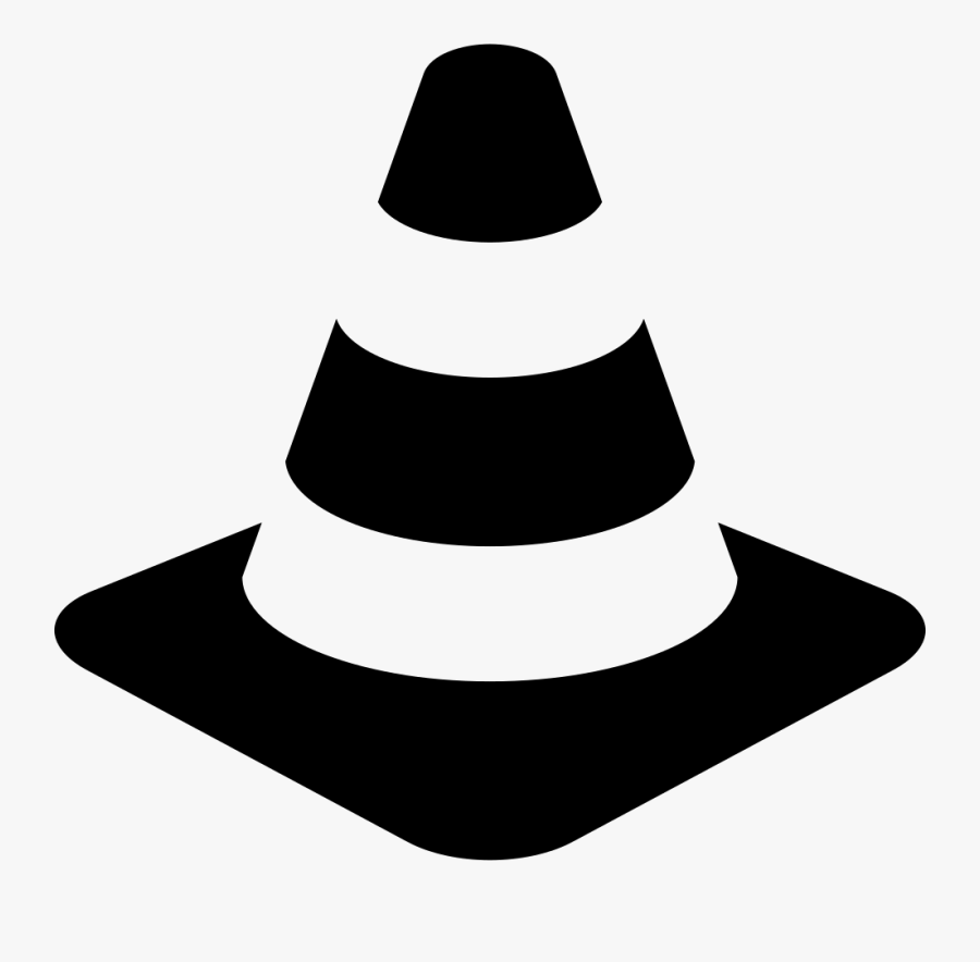Traffic Cone Black And White Cone Icon , Free Transparent Clipart ClipartKey