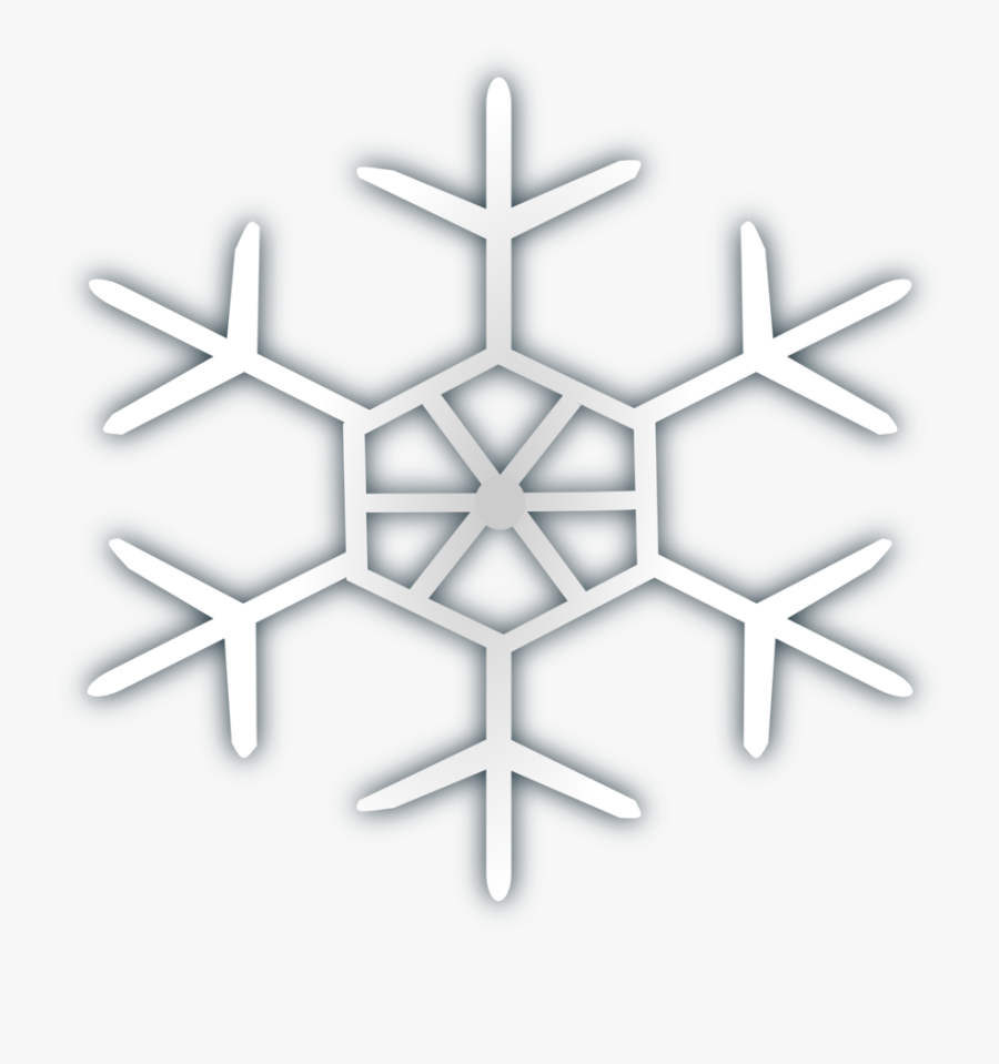 Snow Flake Icon 4 - White Snowflake Icon, Transparent Clipart