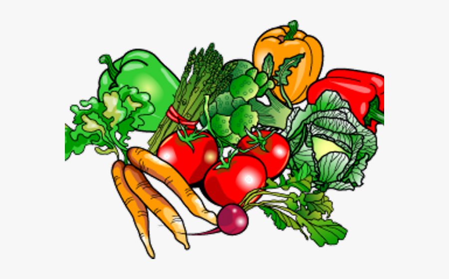 Clipart Vegetables Trolley - Transparent Background Vegetables Clipart, Transparent Clipart