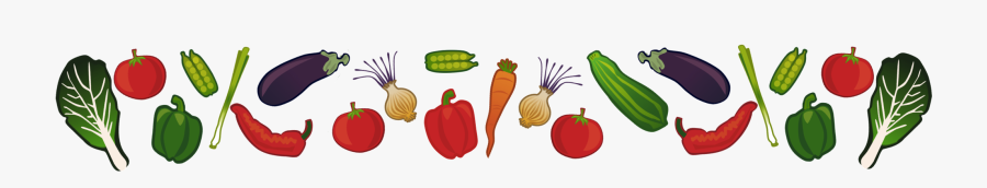 Vegetable Banner Clipart, Transparent Clipart