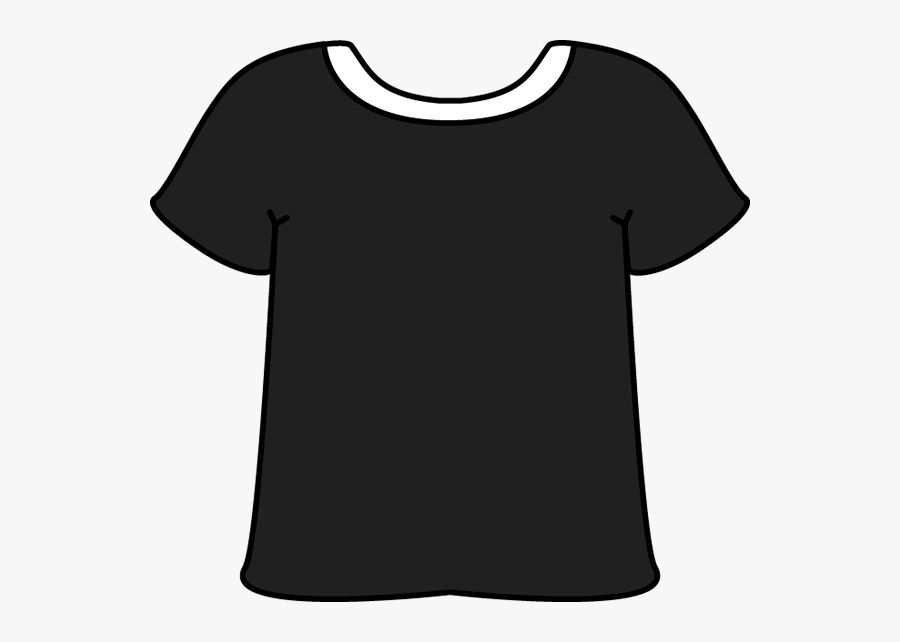 T Shirt Clipart Black And White & T Shirt Black And - Illustration, Transparent Clipart